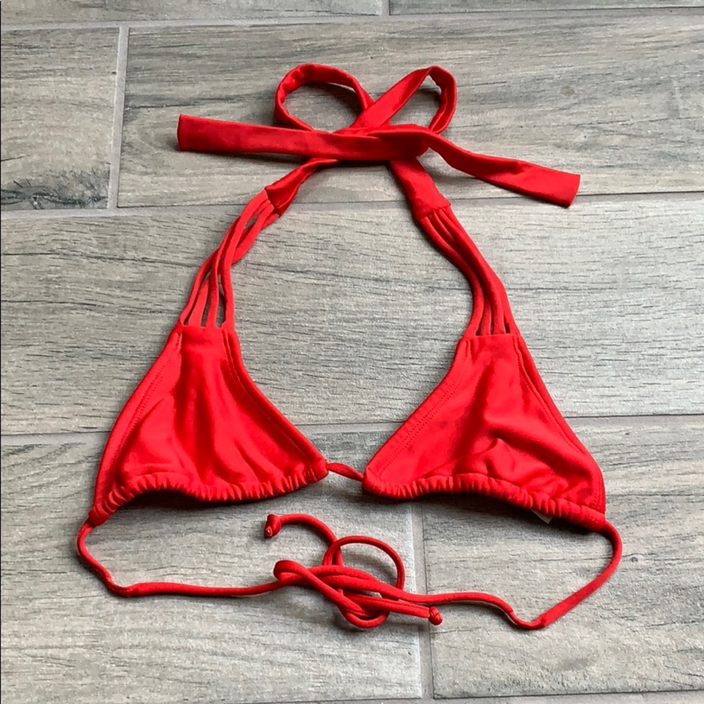 Solkissed red bikini top